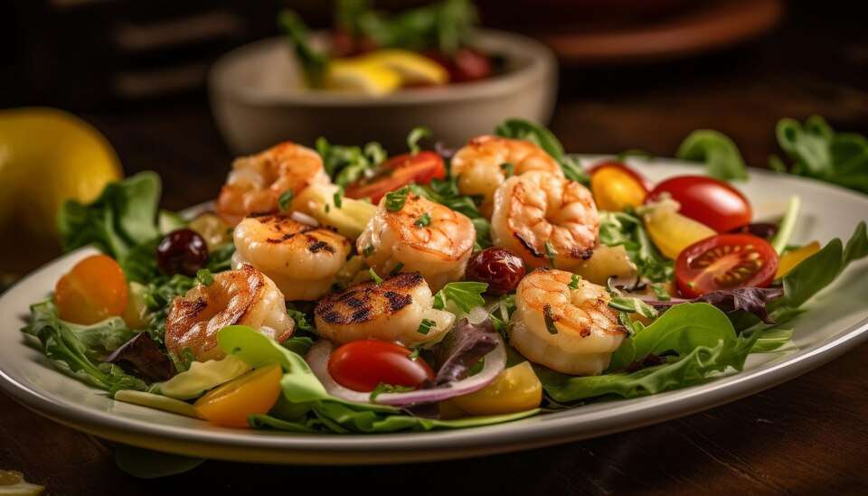 Grilled Shrimp Salad